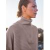 imageANRABESS Women Quarter Zip Oversized Casual Loose Rib Knit Cozy Pullover Sweaters Top 2025 Fall Fashion Outfits ClothesRed Apricot