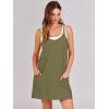 imageANRABESS Women Summer Mini Romper Dress Workout Tennis Active Sports Athletic Outfits Built in Shorts Trendy VacationArmy Green