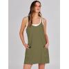 imageANRABESS Women Summer Mini Romper Dress Workout Tennis Active Sports Athletic Outfits Built in Shorts Trendy VacationArmy Green