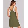 imageANRABESS Women Summer Mini Romper Dress Workout Tennis Active Sports Athletic Outfits Built in Shorts Trendy VacationArmy Green