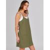 imageANRABESS Women Summer Mini Romper Dress Workout Tennis Active Sports Athletic Outfits Built in Shorts Trendy VacationArmy Green