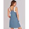 imageANRABESS Women Summer Mini Romper Dress Workout Tennis Active Sports Athletic Outfits Built in Shorts Trendy VacationBlue