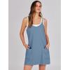 imageANRABESS Women Summer Mini Romper Dress Workout Tennis Active Sports Athletic Outfits Built in Shorts Trendy VacationBlue