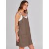 imageANRABESS Women Summer Mini Romper Dress Workout Tennis Active Sports Athletic Outfits Built in Shorts Trendy VacationCoffee