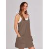 imageANRABESS Women Summer Mini Romper Dress Workout Tennis Active Sports Athletic Outfits Built in Shorts Trendy VacationCoffee