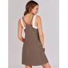 imageANRABESS Women Summer Mini Romper Dress Workout Tennis Active Sports Athletic Outfits Built in Shorts Trendy VacationCoffee