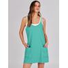 imageANRABESS Women Summer Mini Romper Dress Workout Tennis Active Sports Athletic Outfits Built in Shorts Trendy VacationCyan