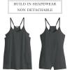 imageANRABESS Women Summer Mini Romper Dress Workout Tennis Active Sports Athletic Outfits Built in Shorts Trendy VacationDeep Gray