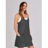 imageANRABESS Women Summer Mini Romper Dress Workout Tennis Active Sports Athletic Outfits Built in Shorts Trendy VacationDeep Gray