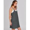 imageANRABESS Women Summer Mini Romper Dress Workout Tennis Active Sports Athletic Outfits Built in Shorts Trendy VacationDeep Gray