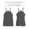 imageANRABESS Women Summer Mini Romper Dress Workout Tennis Active Sports Athletic Outfits Built in Shorts Trendy VacationGray