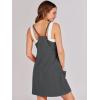 imageANRABESS Women Summer Mini Romper Dress Workout Tennis Active Sports Athletic Outfits Built in Shorts Trendy VacationGray