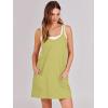 imageANRABESS Women Summer Mini Romper Dress Workout Tennis Active Sports Athletic Outfits Built in Shorts Trendy VacationLight Green