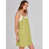 imageANRABESS Women Summer Mini Romper Dress Workout Tennis Active Sports Athletic Outfits Built in Shorts Trendy VacationLight Green