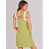 imageANRABESS Women Summer Mini Romper Dress Workout Tennis Active Sports Athletic Outfits Built in Shorts Trendy VacationLight Green