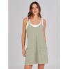 imageANRABESS Women Summer Mini Romper Dress Workout Tennis Active Sports Athletic Outfits Built in Shorts Trendy VacationLight Grey