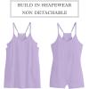 imageANRABESS Women Summer Mini Romper Dress Workout Tennis Active Sports Athletic Outfits Built in Shorts Trendy VacationLight Purple