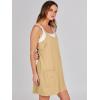 imageANRABESS Women Summer Mini Romper Dress Workout Tennis Active Sports Athletic Outfits Built in Shorts Trendy VacationLight Yellow