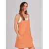 imageANRABESS Women Summer Mini Romper Dress Workout Tennis Active Sports Athletic Outfits Built in Shorts Trendy VacationOrange