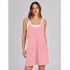 imageANRABESS Women Summer Mini Romper Dress Workout Tennis Active Sports Athletic Outfits Built in Shorts Trendy VacationPink