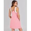 imageANRABESS Women Summer Mini Romper Dress Workout Tennis Active Sports Athletic Outfits Built in Shorts Trendy VacationPink