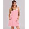 imageANRABESS Women Summer Mini Romper Dress Workout Tennis Active Sports Athletic Outfits Built in Shorts Trendy VacationPink