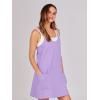 imageANRABESS Women Summer Mini Romper Dress Workout Tennis Active Sports Athletic Outfits Built in Shorts Trendy VacationPurple