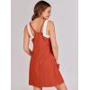 imageANRABESS Women Summer Mini Romper Dress Workout Tennis Active Sports Athletic Outfits Built in Shorts Trendy VacationRed