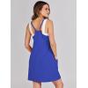 imageANRABESS Women Summer Mini Romper Dress Workout Tennis Active Sports Athletic Outfits Built in Shorts Trendy VacationRoyal Blue
