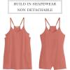 imageANRABESS Women Summer Mini Romper Dress Workout Tennis Active Sports Athletic Outfits Built in Shorts Trendy VacationRust
