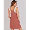 imageANRABESS Women Summer Mini Romper Dress Workout Tennis Active Sports Athletic Outfits Built in Shorts Trendy VacationRust