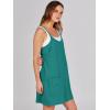 imageANRABESS Women Summer Mini Romper Dress Workout Tennis Active Sports Athletic Outfits Built in Shorts Trendy VacationTeal