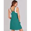 imageANRABESS Women Summer Mini Romper Dress Workout Tennis Active Sports Athletic Outfits Built in Shorts Trendy VacationTeal