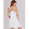 imageANRABESS Women Summer Mini Romper Dress Workout Tennis Active Sports Athletic Outfits Built in Shorts Trendy VacationWhite