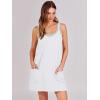 imageANRABESS Women Summer Mini Romper Dress Workout Tennis Active Sports Athletic Outfits Built in Shorts Trendy VacationWhite