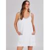 imageANRABESS Women Summer Mini Romper Dress Workout Tennis Active Sports Athletic Outfits Built in Shorts Trendy VacationWhite