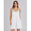 imageANRABESS Women Summer Mini Romper Dress Workout Tennis Active Sports Athletic Outfits Built in Shorts Trendy VacationWhite