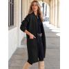 imageANRABESS Womens Cardigan Long Sweater Oversized Open Front Knit Duster Coat 2024 Trendy Lady Fall Coatigan OuterwearBlack