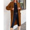 imageANRABESS Womens Cardigan Long Sweater Oversized Open Front Knit Duster Coat 2024 Trendy Lady Fall Coatigan OuterwearCaramel
