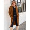 imageANRABESS Womens Cardigan Long Sweater Oversized Open Front Knit Duster Coat 2024 Trendy Lady Fall Coatigan OuterwearCaramel