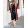 imageANRABESS Womens Cardigan Long Sweater Oversized Open Front Knit Duster Coat 2024 Trendy Lady Fall Coatigan OuterwearCoffee