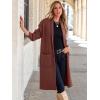 imageANRABESS Womens Cardigan Long Sweater Oversized Open Front Knit Duster Coat 2024 Trendy Lady Fall Coatigan OuterwearCoffee