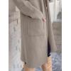imageANRABESS Womens Cardigan Long Sweater Oversized Open Front Knit Duster Coat 2024 Trendy Lady Fall Coatigan OuterwearDeep Apricot