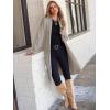 imageANRABESS Womens Cardigan Long Sweater Oversized Open Front Knit Duster Coat 2024 Trendy Lady Fall Coatigan OuterwearDeep Apricot