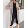 imageANRABESS Womens Cardigan Long Sweater Oversized Open Front Knit Duster Coat 2024 Trendy Lady Fall Coatigan OuterwearDeep Apricot