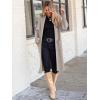 imageANRABESS Womens Cardigan Long Sweater Oversized Open Front Knit Duster Coat 2024 Trendy Lady Fall Coatigan OuterwearDeep Apricot