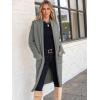 imageANRABESS Womens Cardigan Long Sweater Oversized Open Front Knit Duster Coat 2024 Trendy Lady Fall Coatigan OuterwearDeep Grey