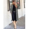 imageANRABESS Womens Cardigan Long Sweater Oversized Open Front Knit Duster Coat 2024 Trendy Lady Fall Coatigan OuterwearDeep Grey