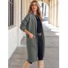 imageANRABESS Womens Cardigan Long Sweater Oversized Open Front Knit Duster Coat 2024 Trendy Lady Fall Coatigan OuterwearDeep Grey