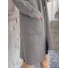 imageANRABESS Womens Cardigan Long Sweater Oversized Open Front Knit Duster Coat 2024 Trendy Lady Fall Coatigan OuterwearGray